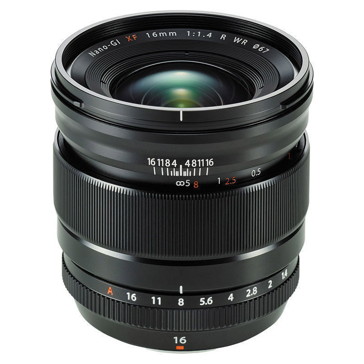 Lens Fujifilm XF16mm F1.4 R WR